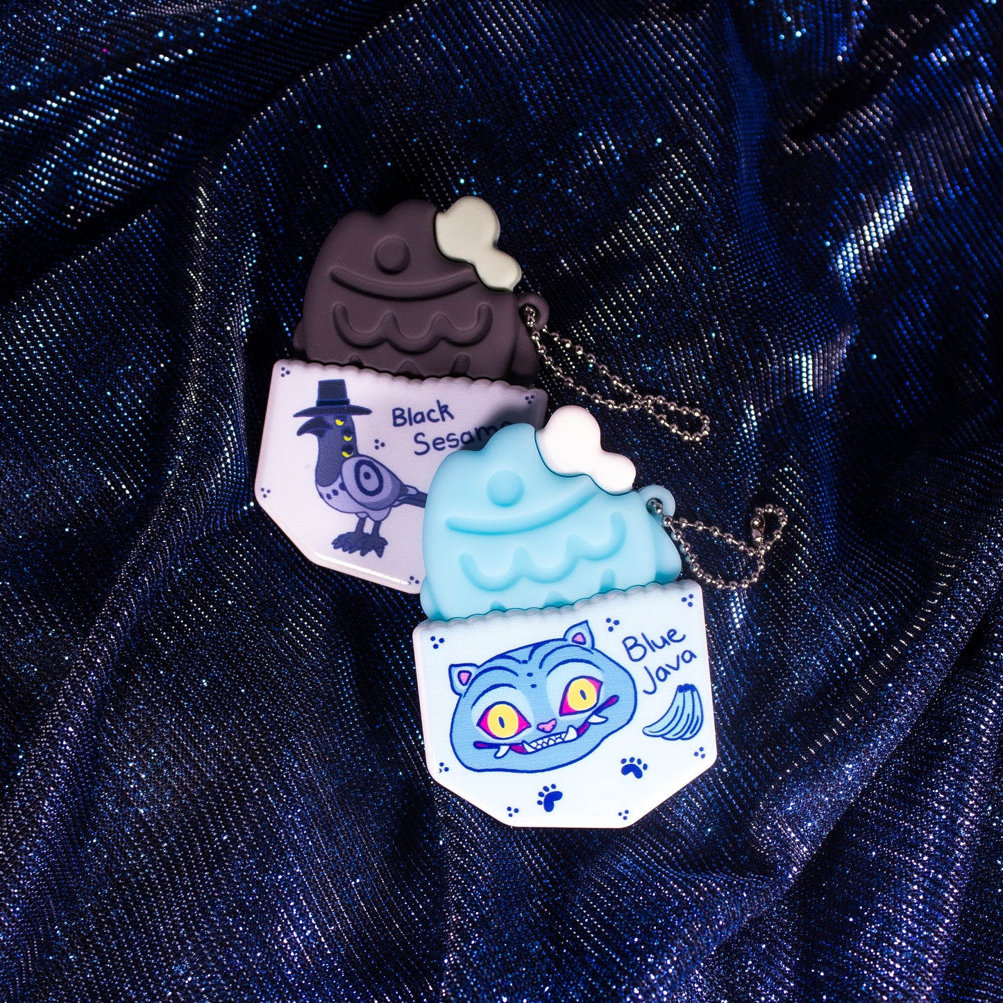 KPDH Fish Snack Keychains